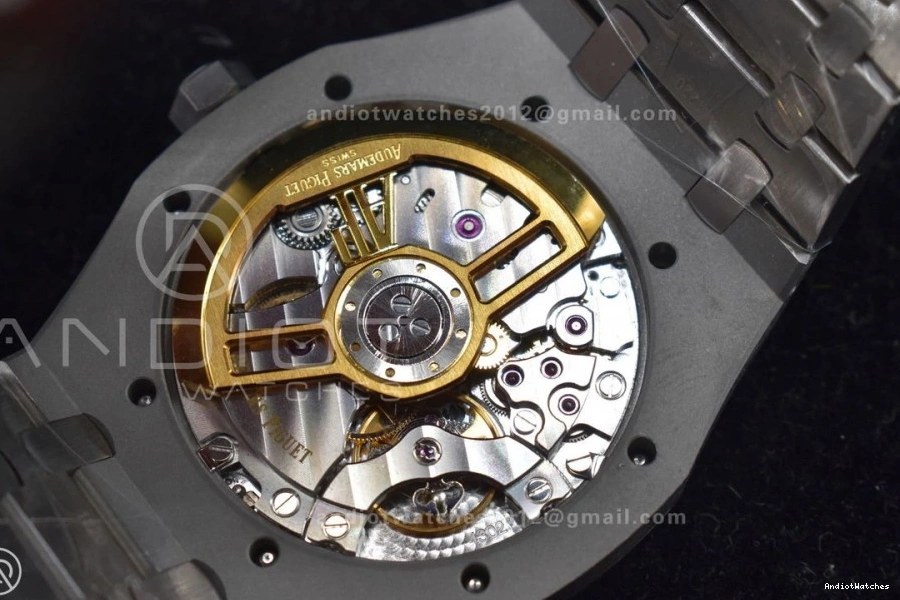 SS SS APSF DailyWear Bracelet Royal 15500 41mm 1:1 Dial Black on Super Oak Clone Textured Best A4302 Edition 443 0920